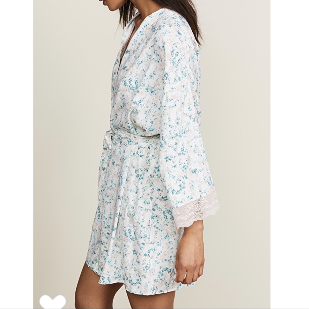 •SILK• Eberjey x Rebecca Taylor Lily Kimono Robe - Picture 5 of 10